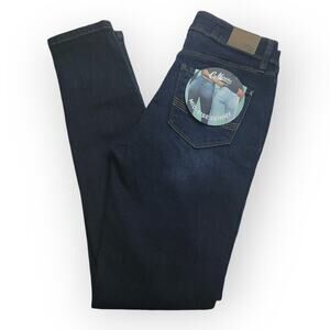 California Vintage Dark Wash Mid Rise Skinny Jeans 5 26in Classic Denim Western